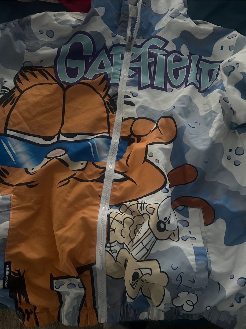 Garfield members only jacket